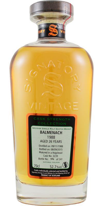 Balmenach 1988 SV Cask Strength Collection