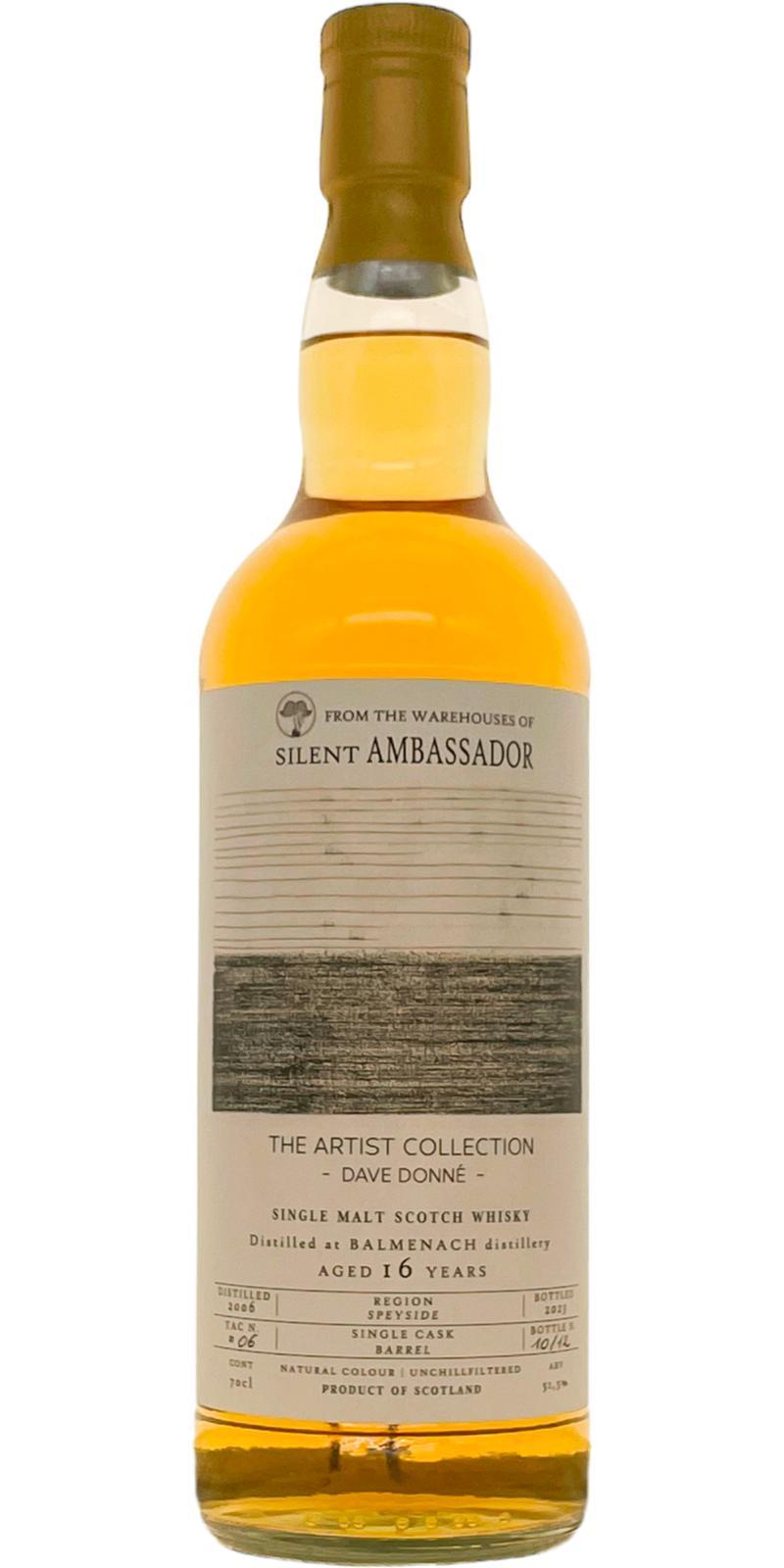 Balmenach 2006 SltA The Artist Collection