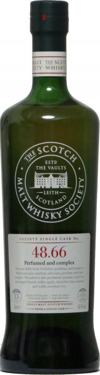 Balmenach 2002 SMWS 48.66 Perfumed and complex