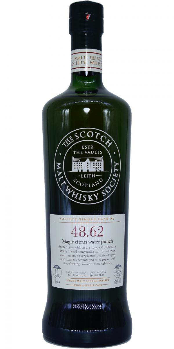 Balmenach 2004 SMWS 48.62 Magic citrus water punch