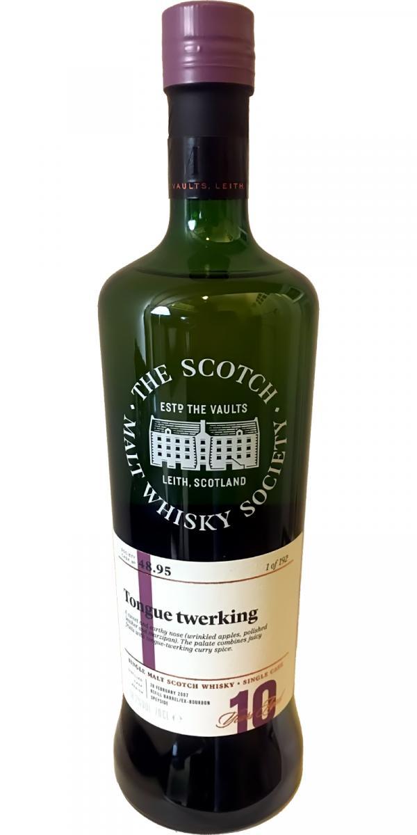 Balmenach 2007 SMWS 48.95 Tongue twerking