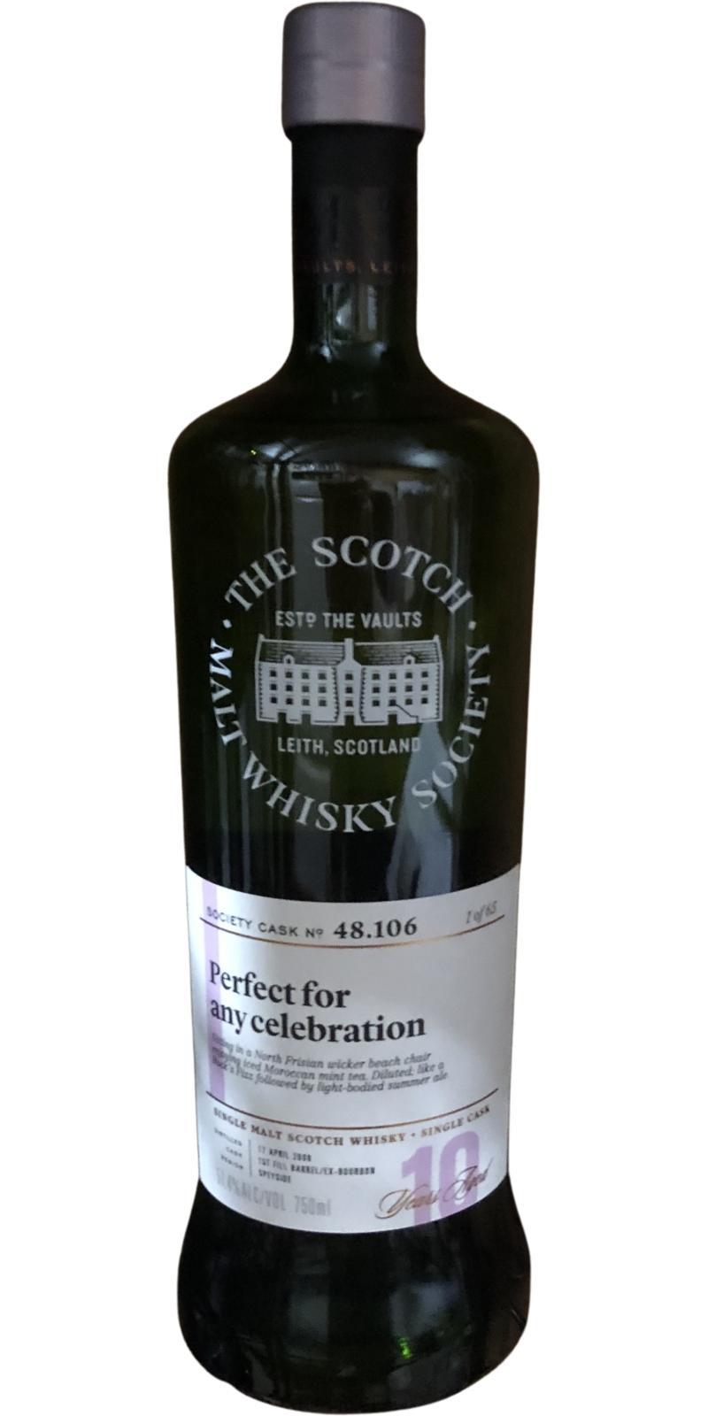 Balmenach 2008 SMWS 48.106 Perfect for any celebration