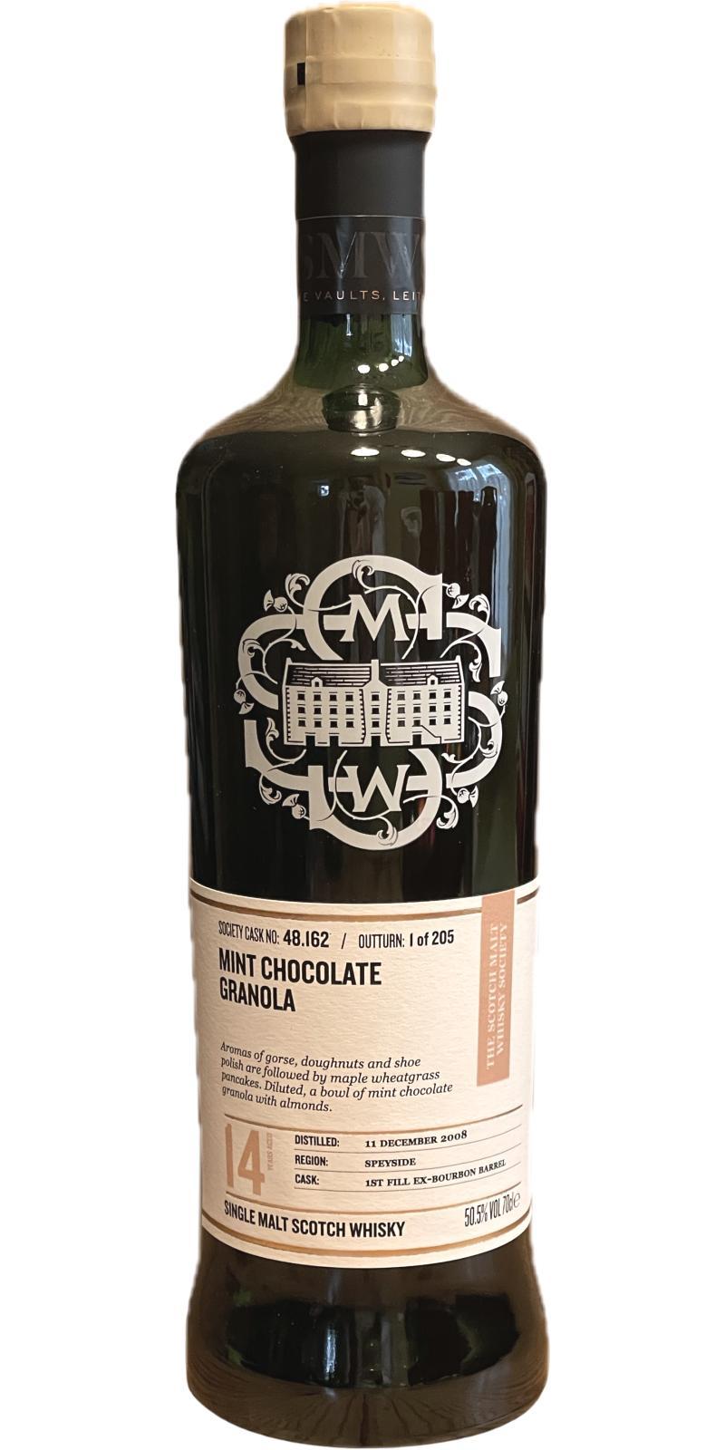 Balmenach 2008 SMWS 48.162 Mint chocolate granola