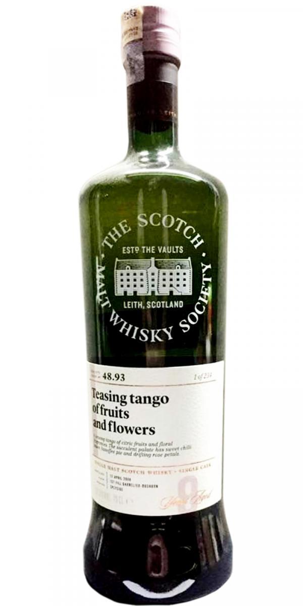 Balmenach 2008 SMWS 48.93 Teasing tango of fruits and flowers