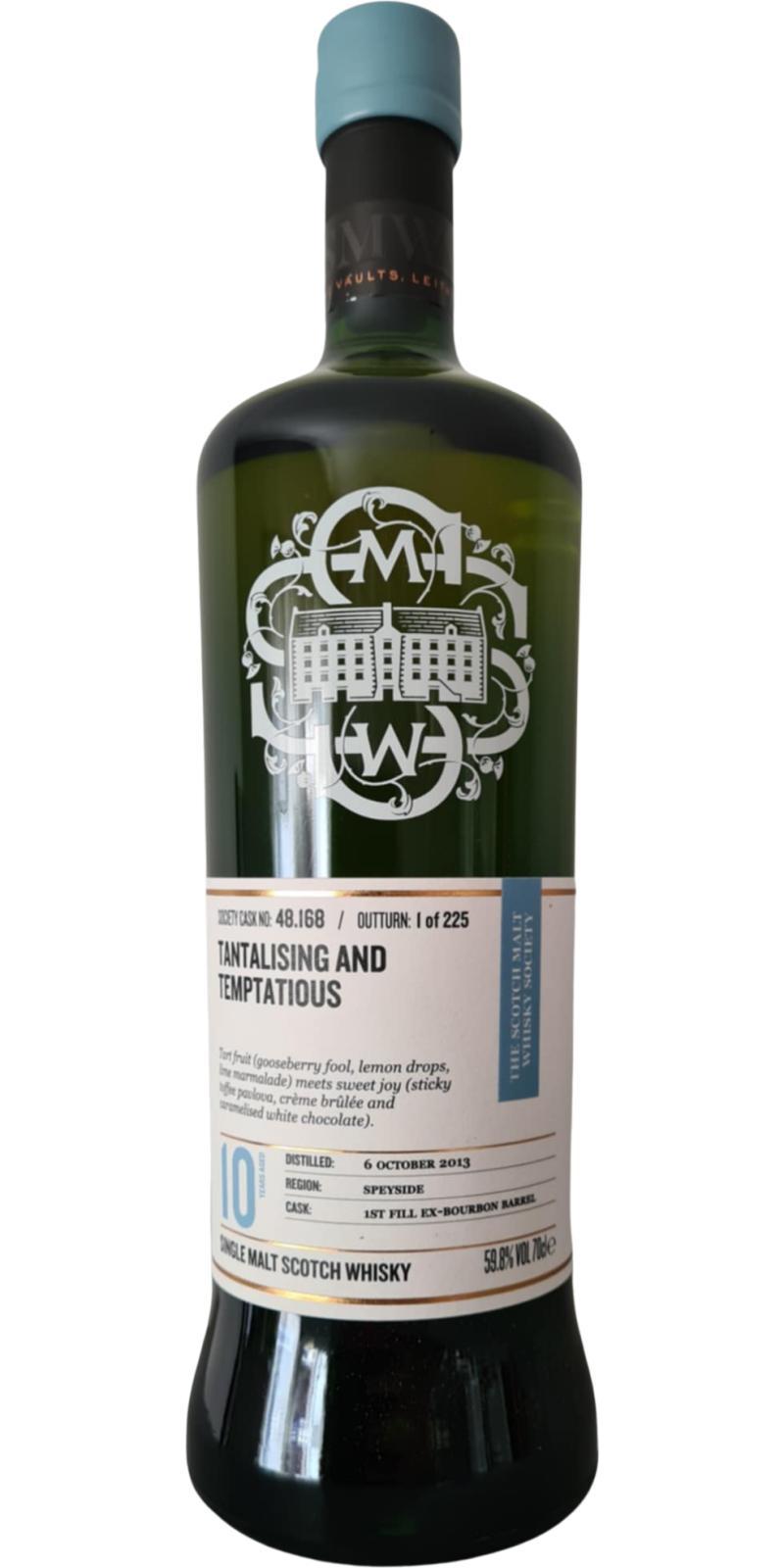 Balmenach 2013 SMWS 48.168 Tantalising and temptatious