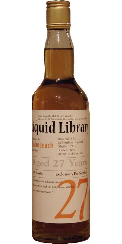 Balmenach 1983 TWA Liquid Library