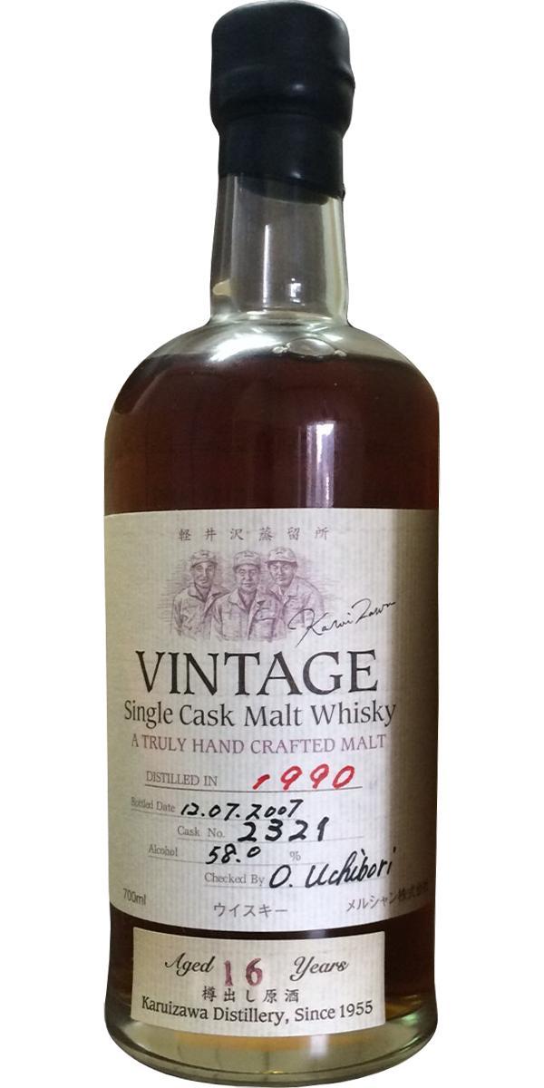 Karuizawa 1990  Vintage - Single Cask Malt Whisky