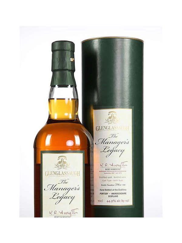 Glenglassaugh 1968 - The Manager's Legacy  Release No. 3 - Bert Forsyth