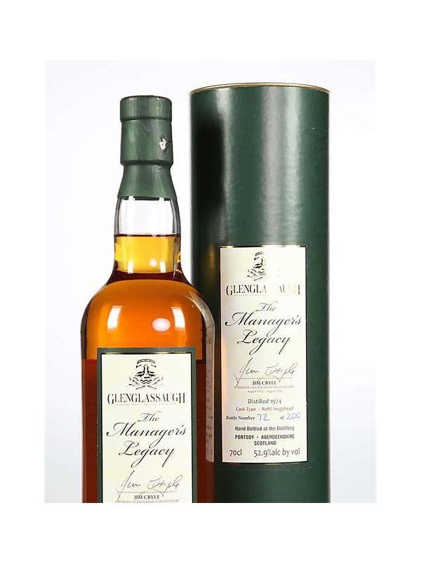 Glenglassaugh 1974 The Manager's Legacy  Jim Cryle