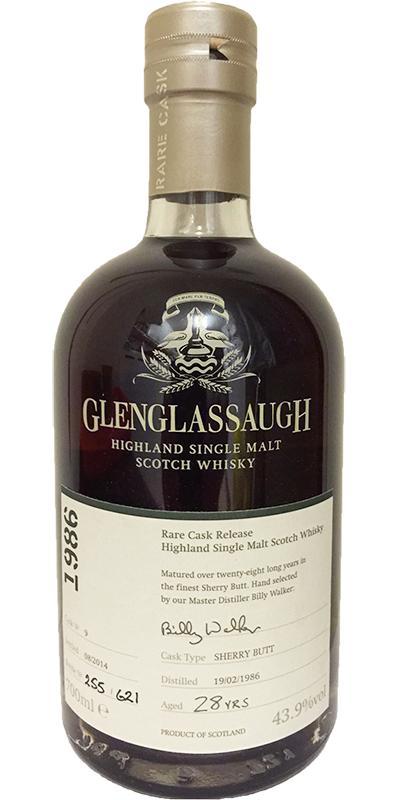 Glenglassaugh 1986  Rare Cask Release