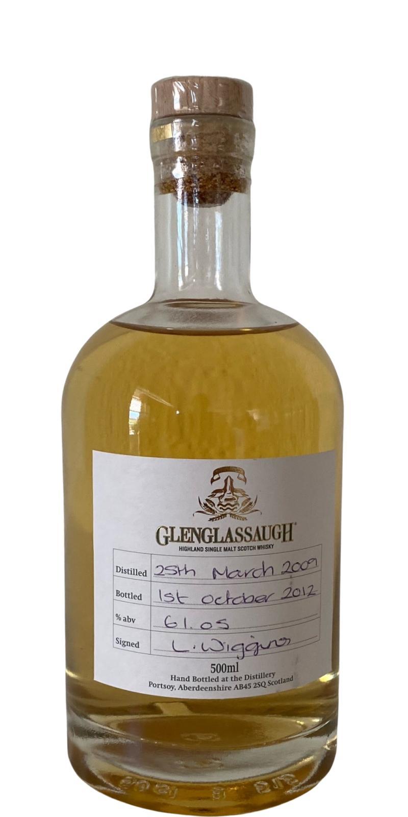 Glenglassaugh 2009  Handbottled at Visitor Center