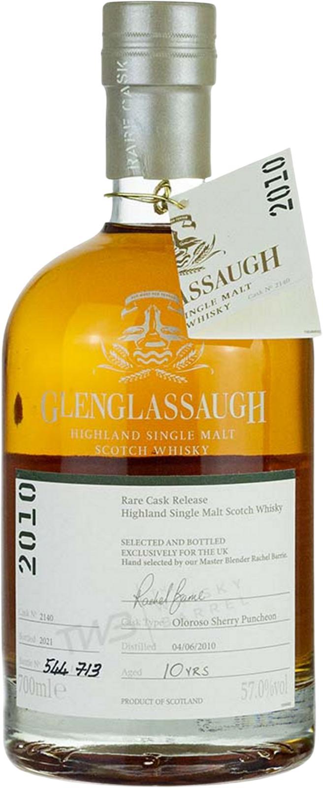 Glenglassaugh 2010  Rare Cask Release