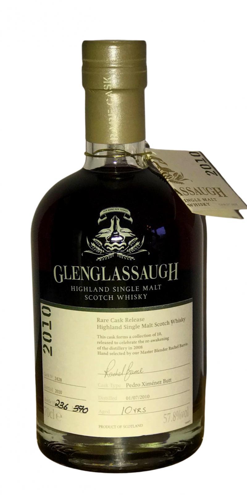Glenglassaugh 2010  Rare Cask Release