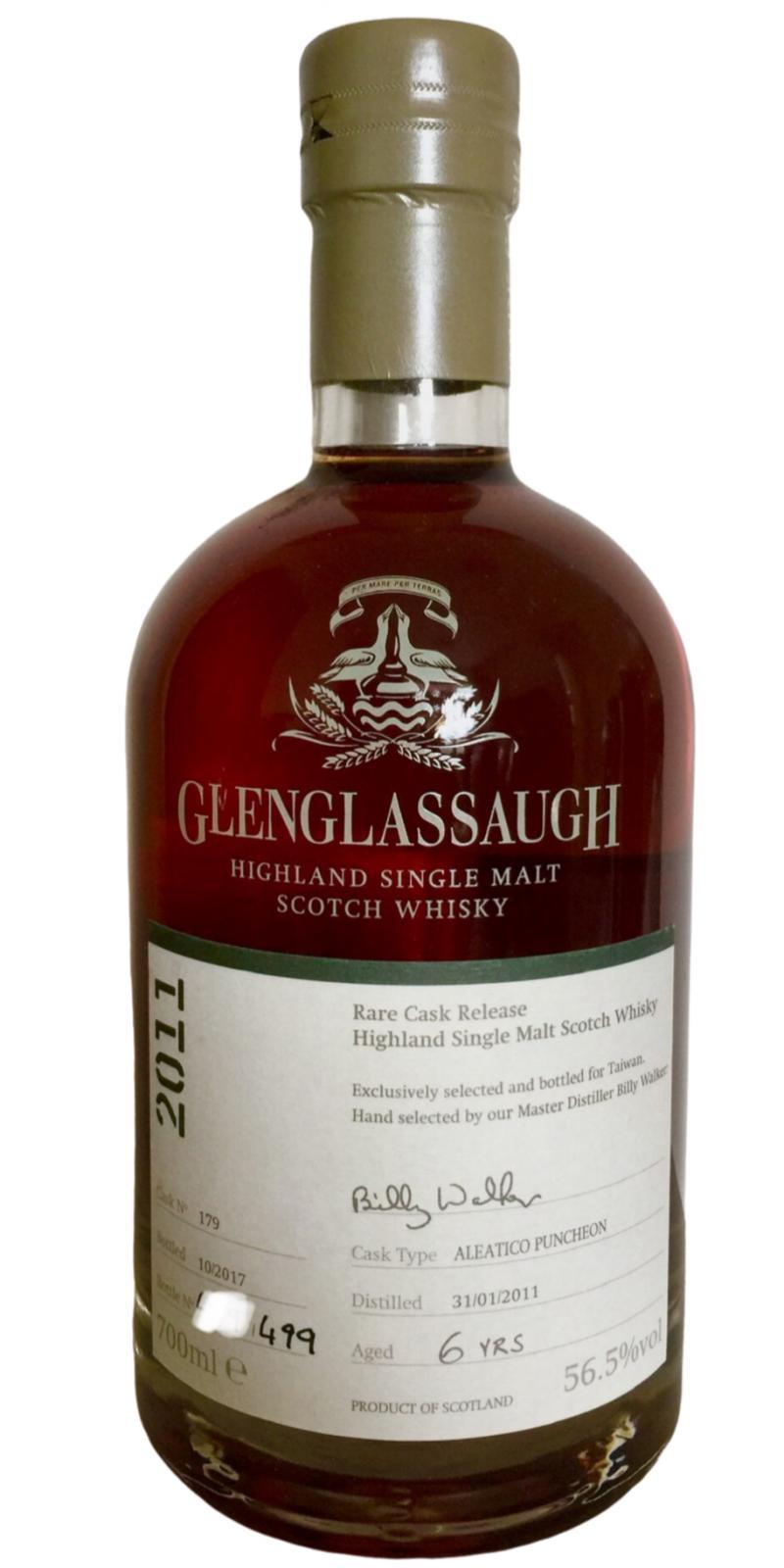 Glenglassaugh 2011  Rare Cask Release