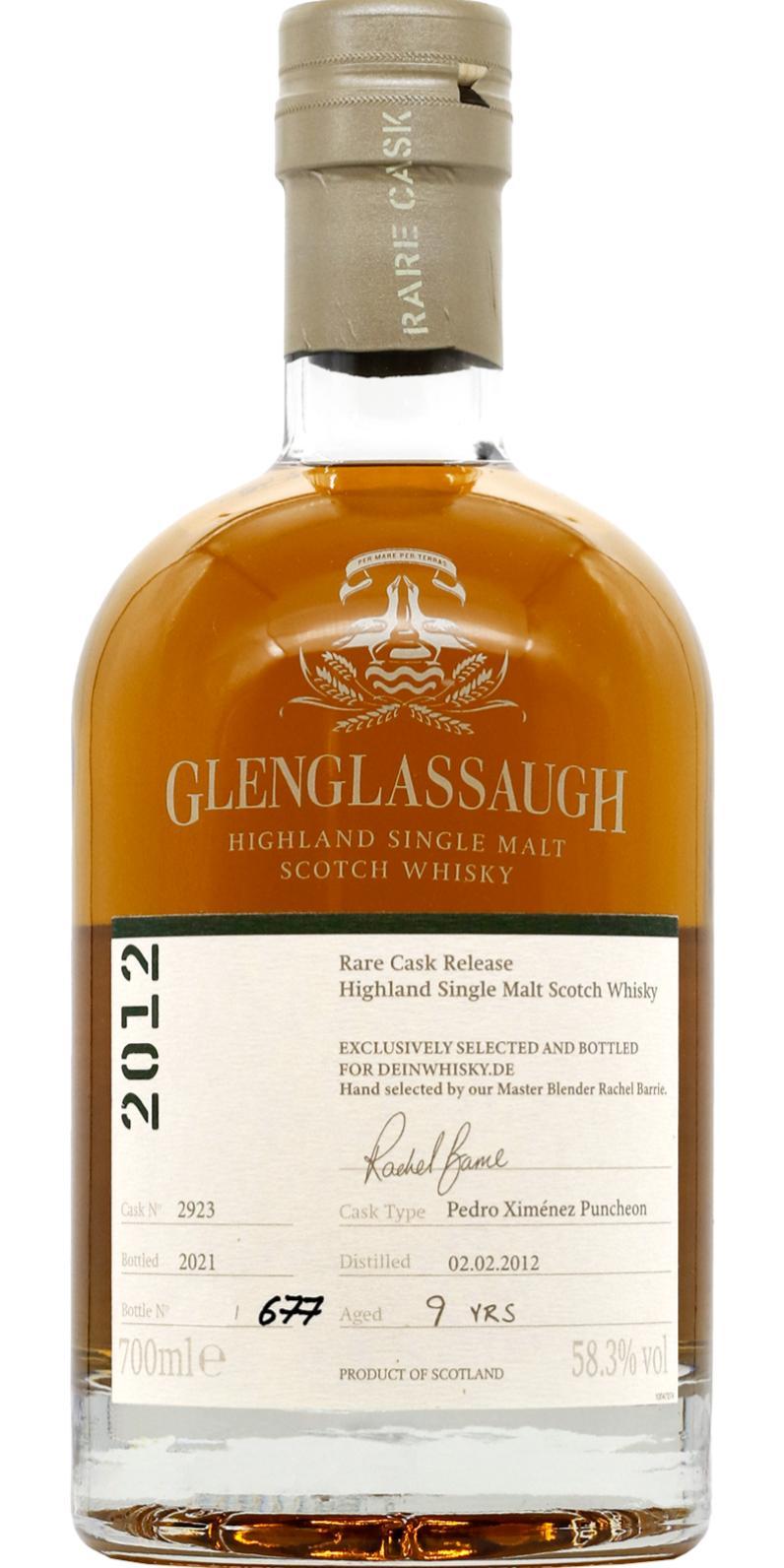 Glenglassaugh 2012  Rare Cask Release