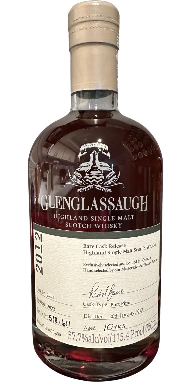 Glenglassaugh 2012  Rare Cask Release