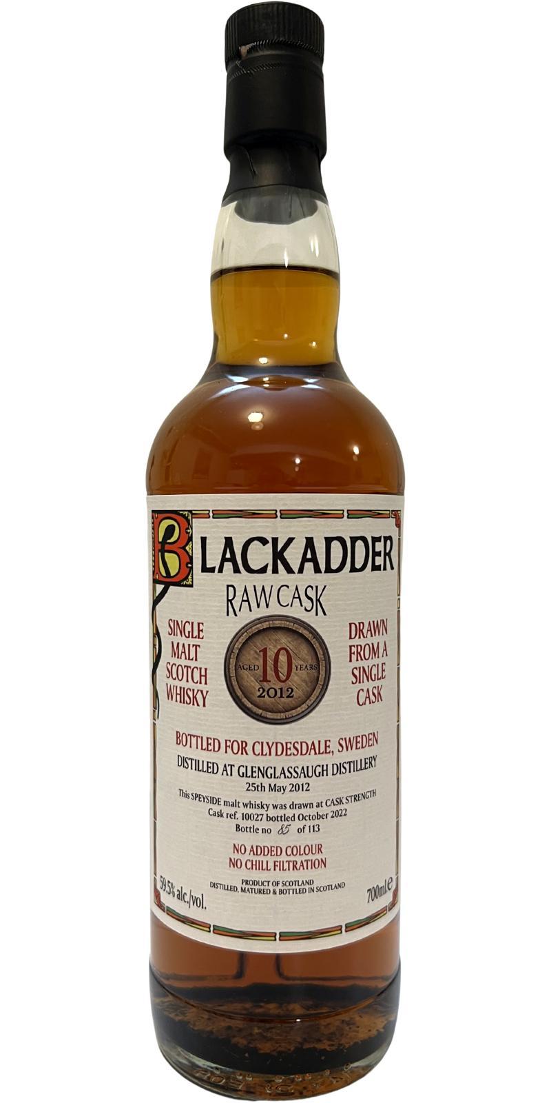 Glenglassaugh 2012 BA  Raw Cask