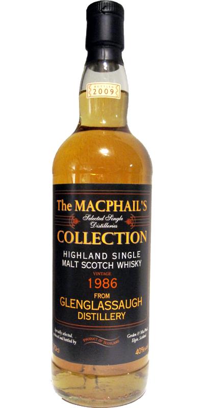Glenglassaugh 1986 GM  The MacPhail's Collection