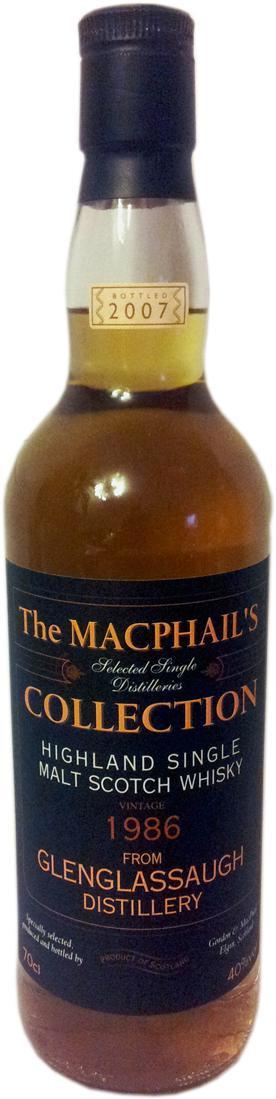 Glenglassaugh 1986 GM  The MacPhail's Collection