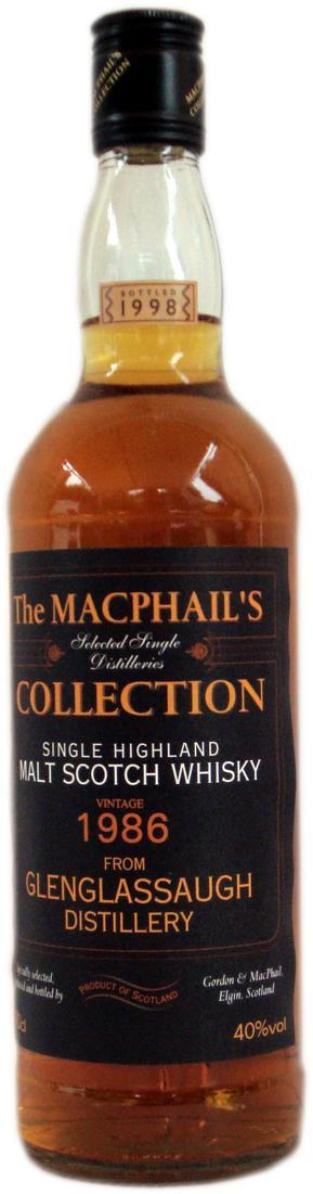 Glenglassaugh 1986 GM  The MacPhail's Collection