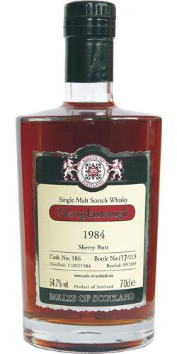 Glenglassaugh 1984 MoS