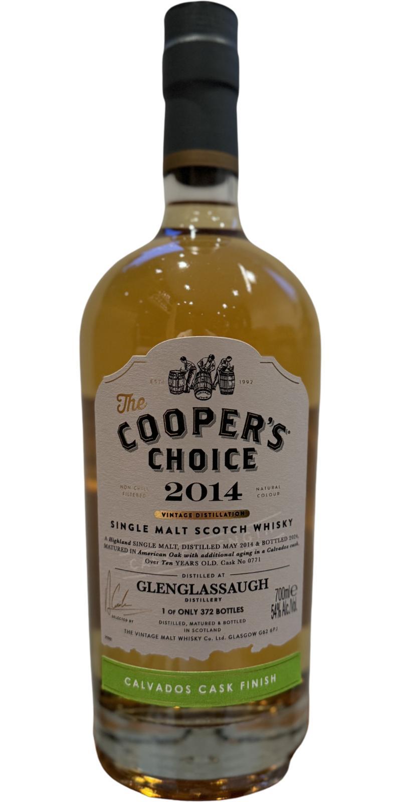 Glenglassaugh 2014  The Cooper's Choice