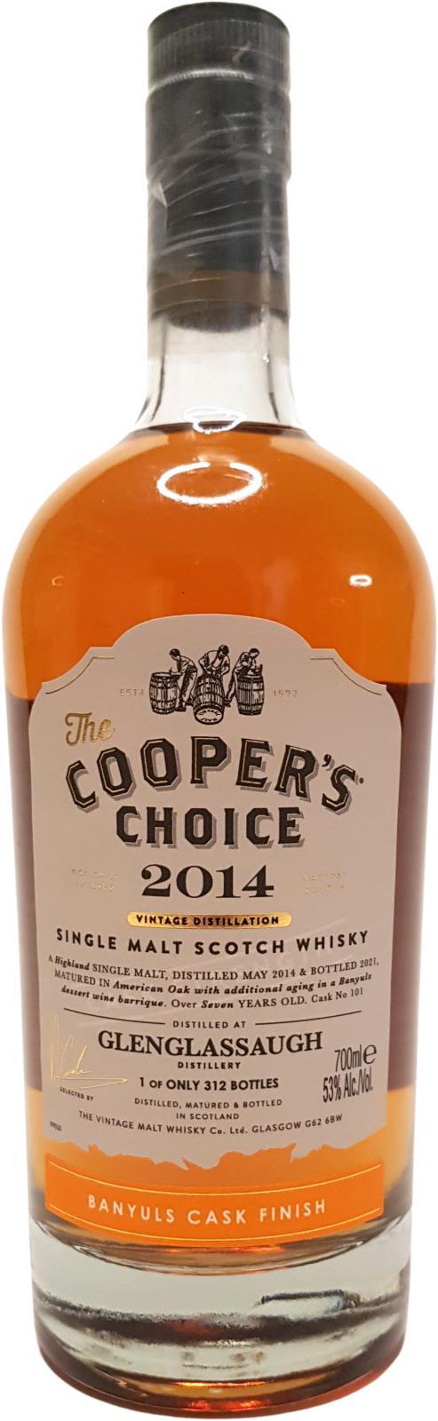 Glenglassaugh 2014 VM  The Cooper's Choice