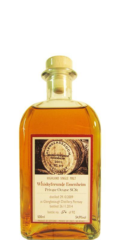 Glenglassaugh 2009 WE  Private Octave SC 81