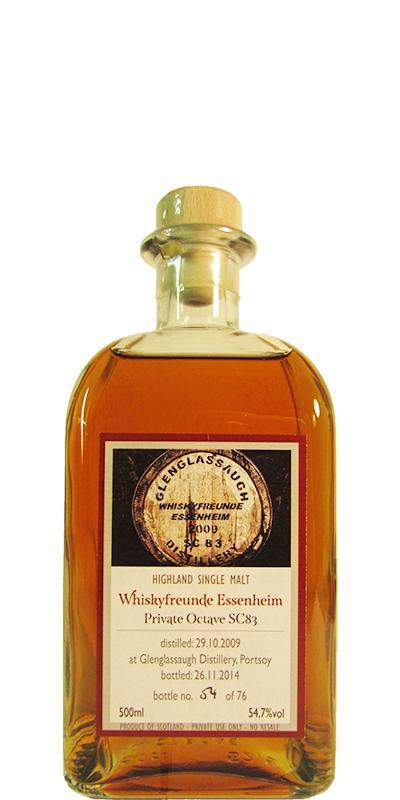 Glenglassaugh 2009 WE  Private Octave SC 83