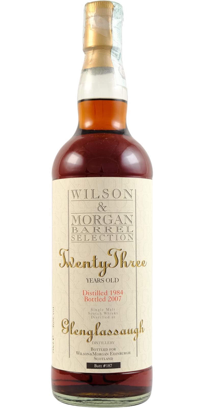 Glenglassaugh 1984 WM  Barrel Selection