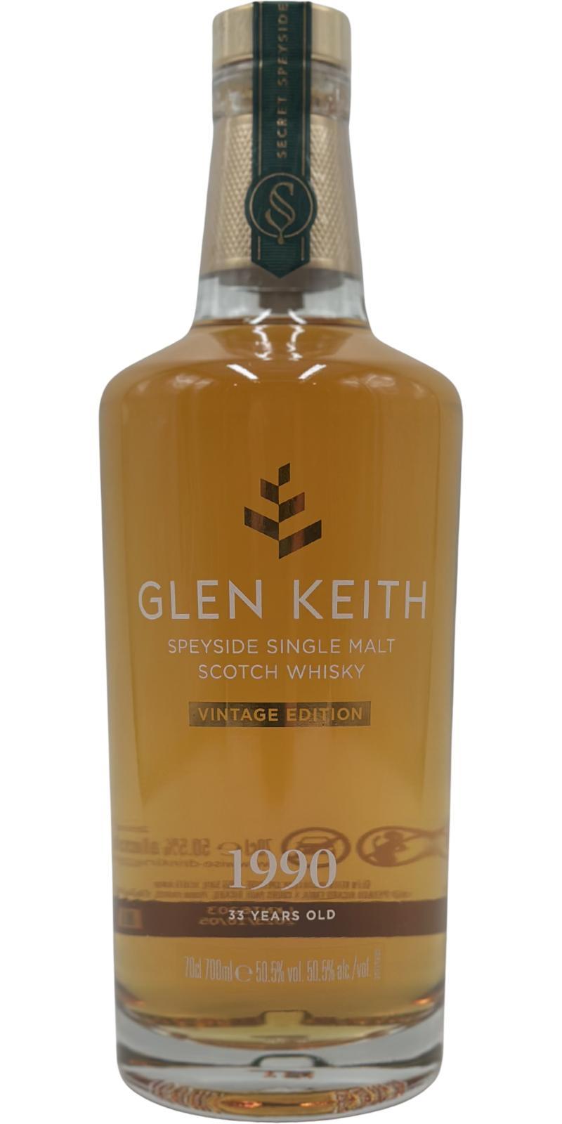 Glen Keith 1990  Secret Speyside Vintage Edition