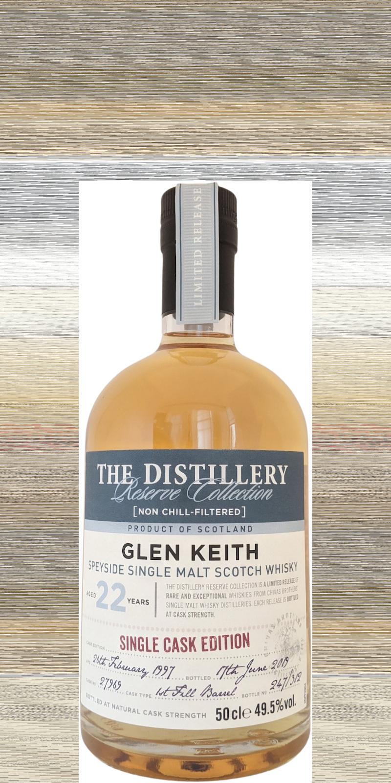 Glen Keith 1997  The Distillery Reserve Collection