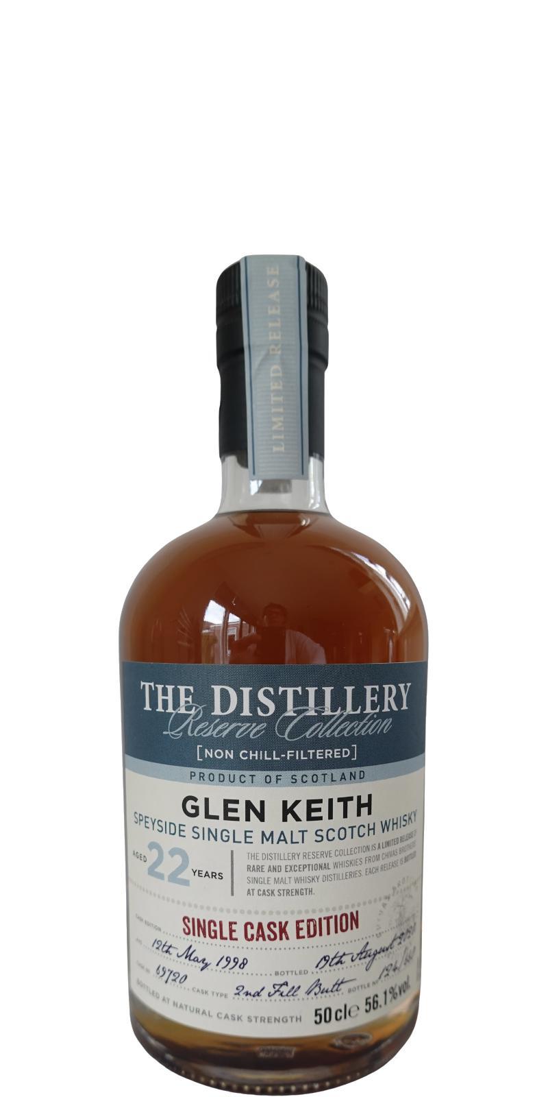 Glen Keith 1998  The Distillery Reserve Collection