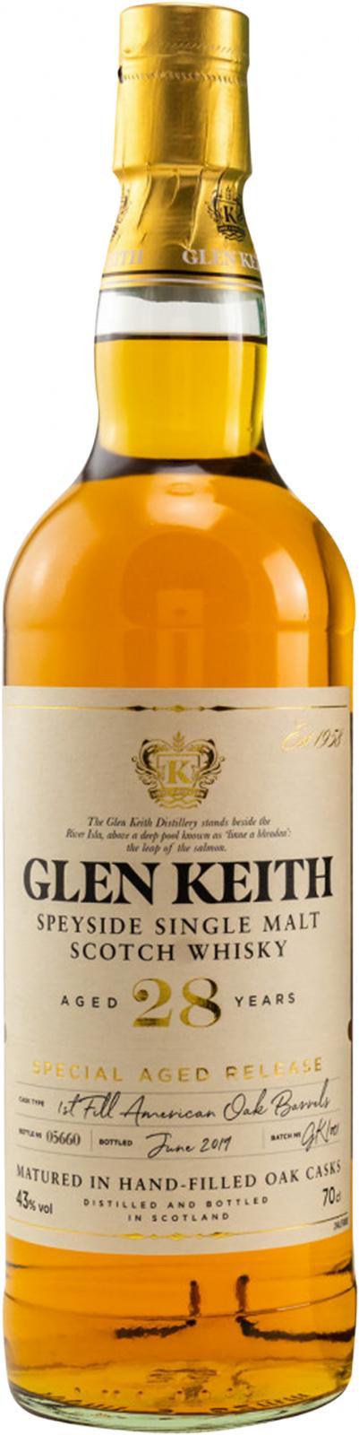 Glen Keith 28-year-old  Special Aged Release