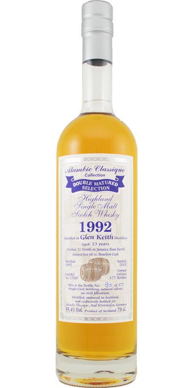 Glen Keith 1992 AC  Double Matured Selection