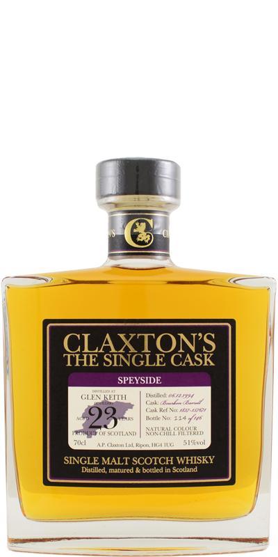 Glen Keith 1994 Cl  The Single Cask