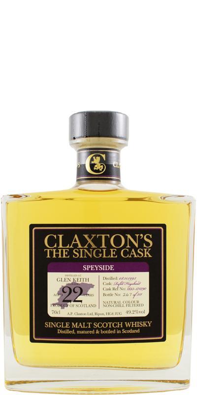 Glen Keith 1995 Cl  The Single Cask