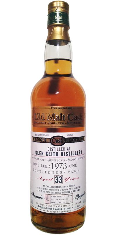 Glen Keith 1973 DL  The Old Malt Cask