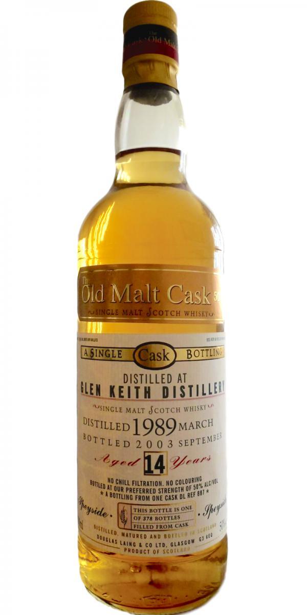Glen Keith 1989 DL  The Old Malt Cask