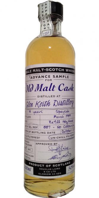Glen Keith 1989 DL  The Old Malt Cask -  Advanced Sample