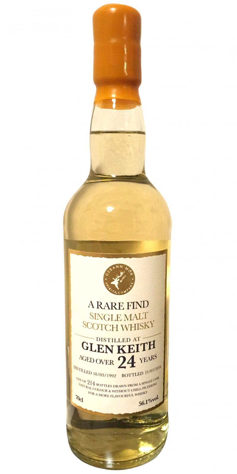 Glen Keith 1992 GlMo  A Rare Find