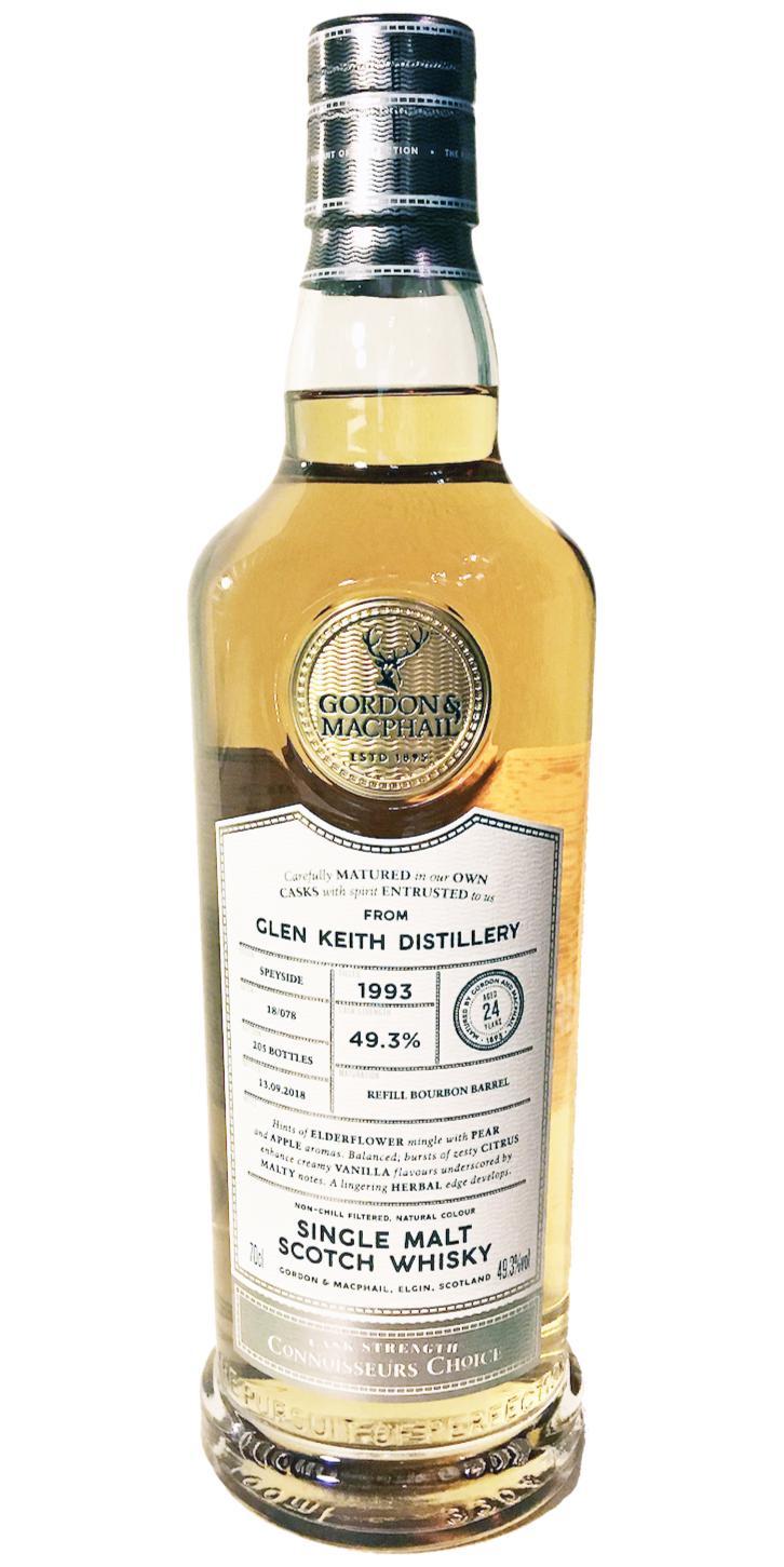 Glen Keith 1993 GM  Connoisseurs Choice - Cask Strength