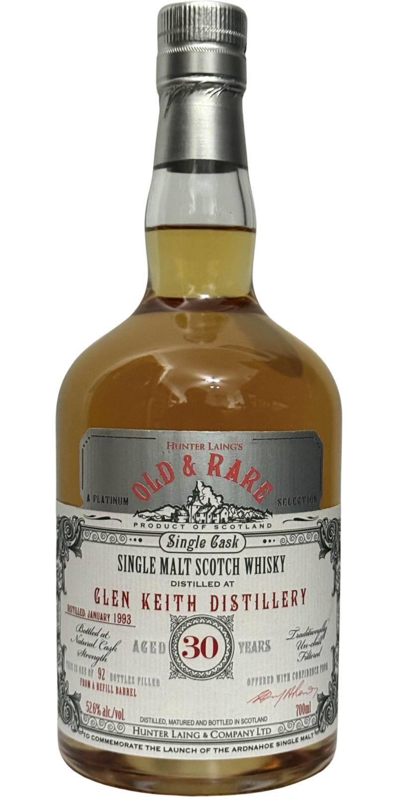 Glen Keith 1993 HL  Old & Rare - A Platinum Selection