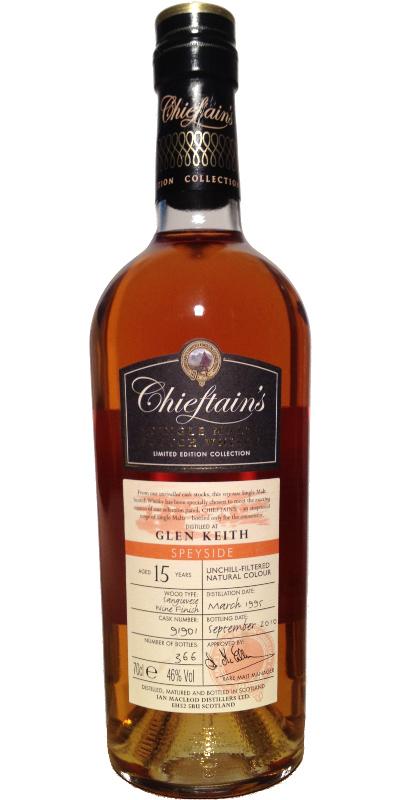 Glen Keith 1995 IM  Chieftain's Limited Edition Collection