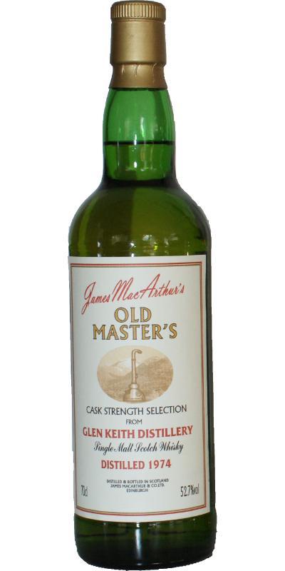 Glen Keith 1974 JM  Old Master's - Cask Strength Selection
