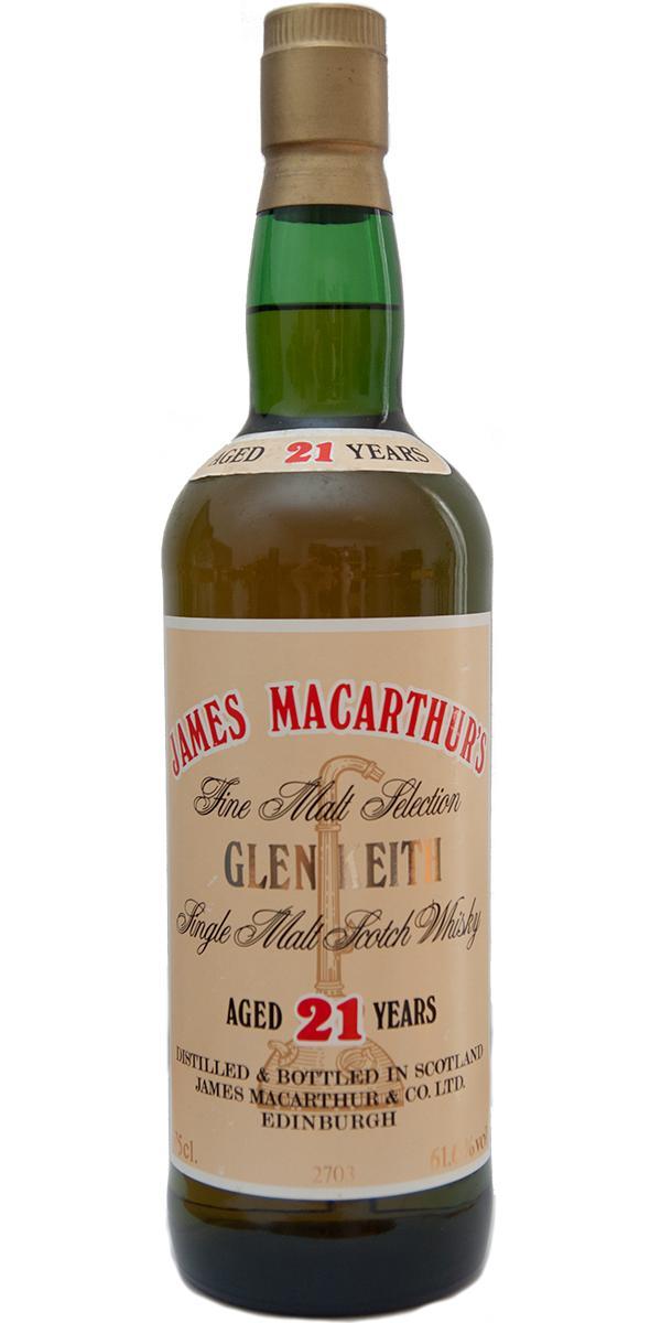 Glen Keith 21-year-old JM  Fine Malt Selection