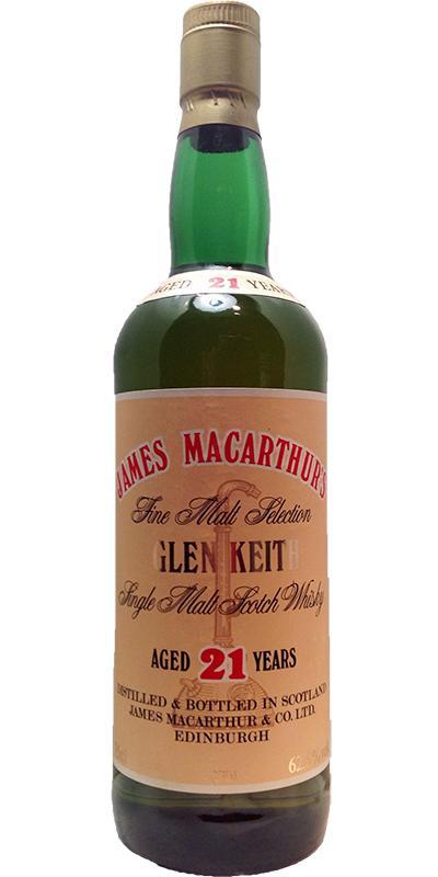 Glen Keith 21-year-old JM  Fine Malt Selection
