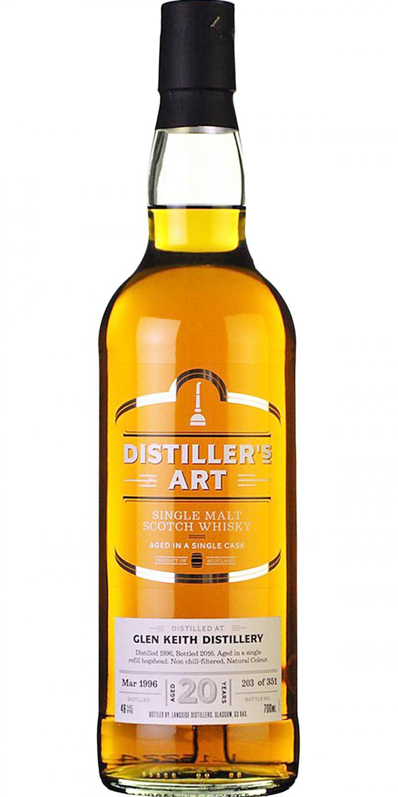 Glen Keith 1996 LsD  Distiller's Art