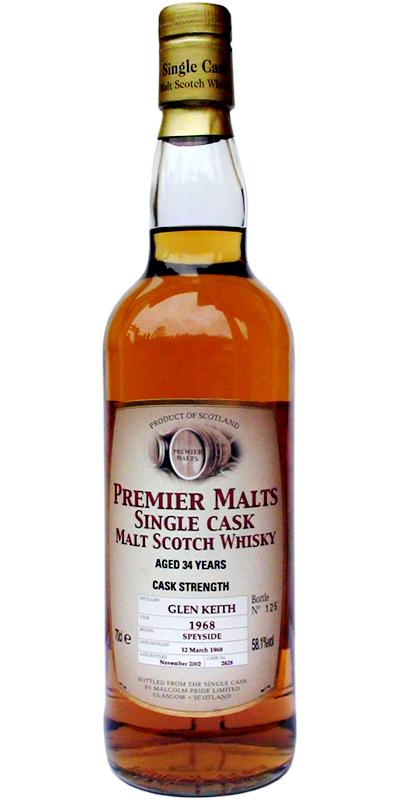 Glen Keith 1968 MP  Premier Malts
