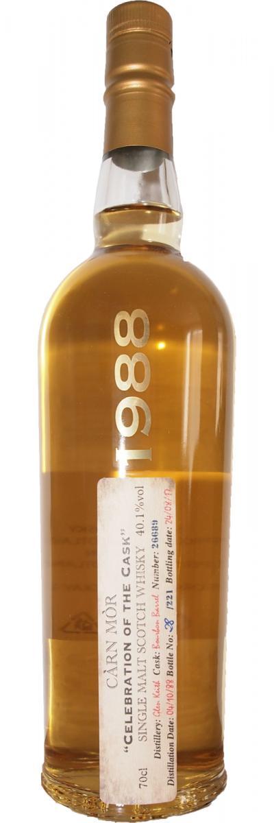 Glen Keith 1988 MMcK  Càrn Mòr Celebration of the Cask